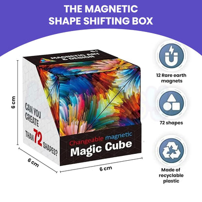 Magic Cube Shape Shifting Puzzle Box for Kids