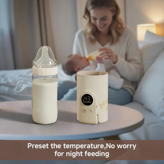 ๐ฉ๐ผPortable 6-Level Baby Bottle Warmer | Fast, Safe & Travel-Friendly Milk Warmer